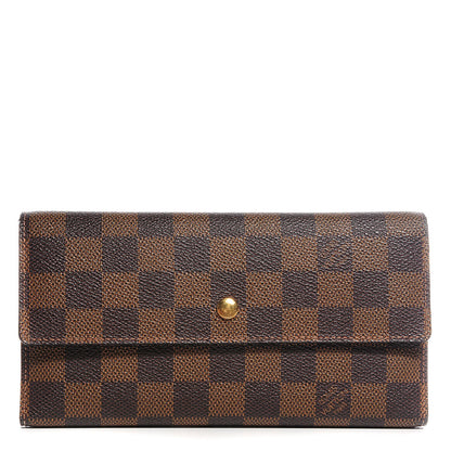 Louis Vuitton Damier Ebene Porte Tresor International Wallet 1 of 7