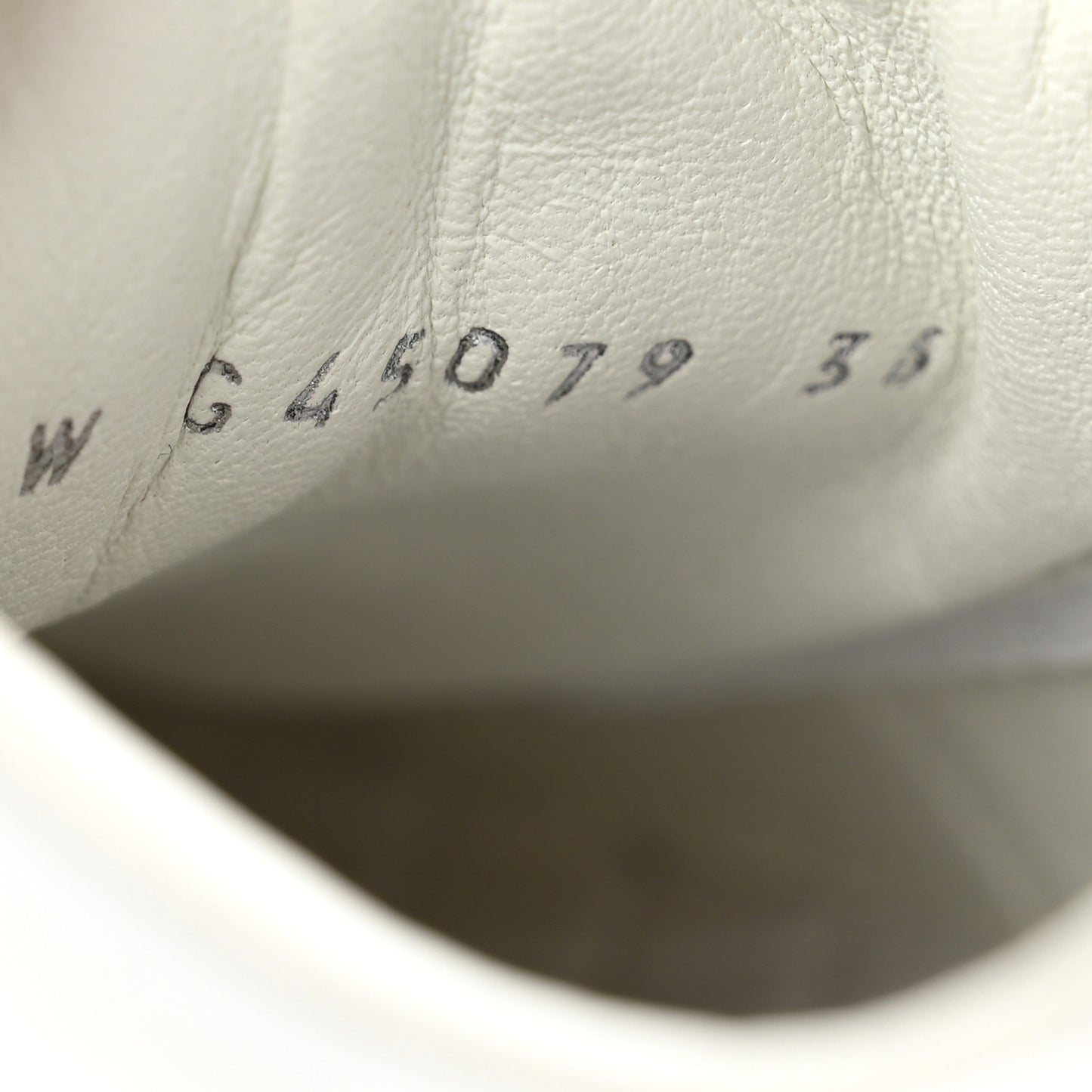 Calfskin CC Womens Sneakers 36 White