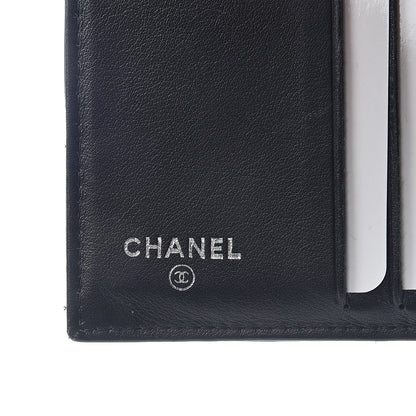 Chanel Patent Quilted Brilliant Compact Wallet Black 5 of 6