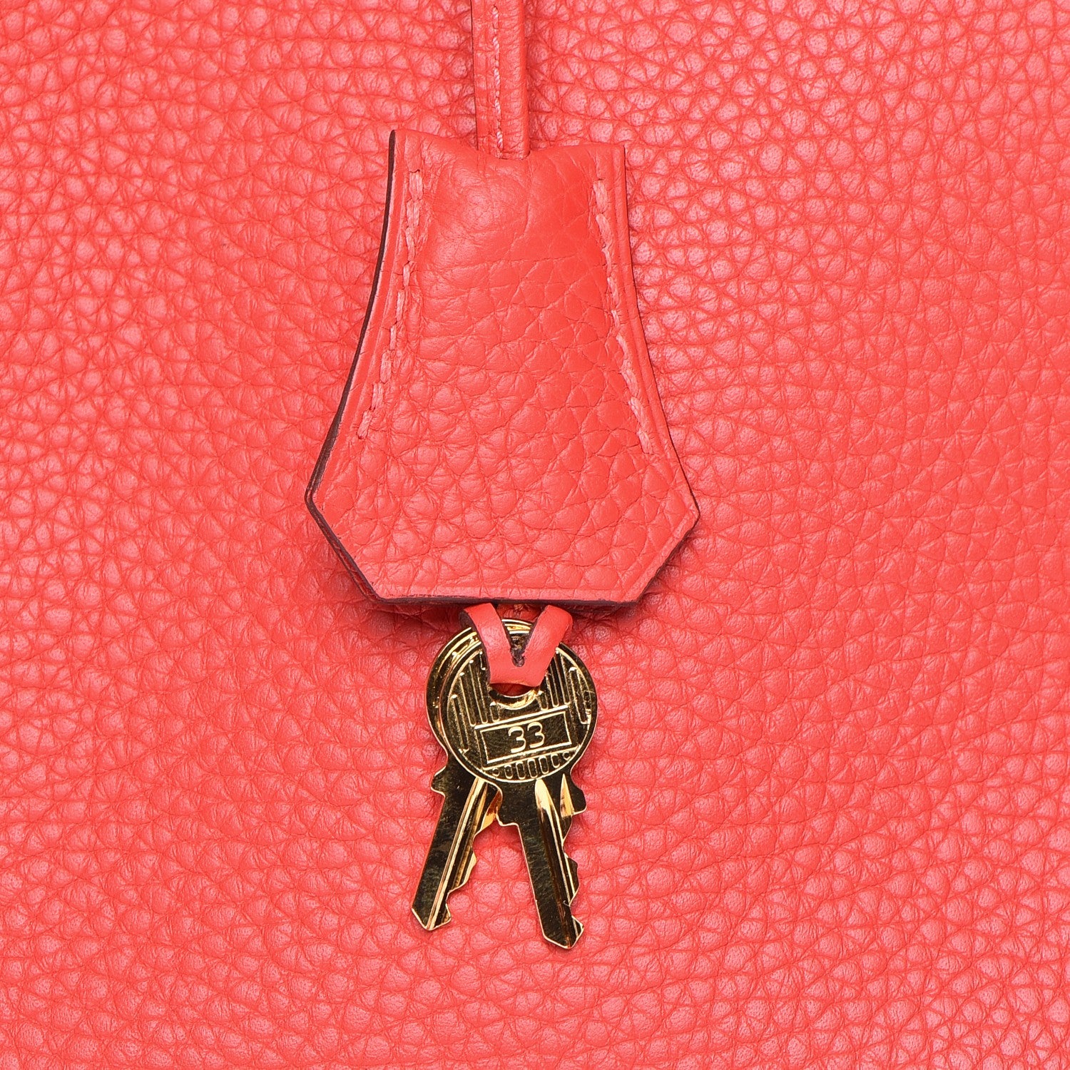 Hermes Taurillon Clemence Kelly Retourne 28 Rouge Pivoine 19 of 28