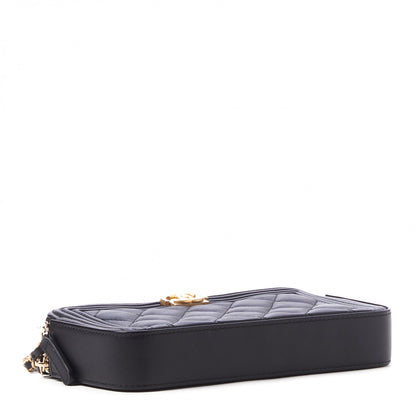 Chanel Calfskin Quilted Small Boy Clutch With Chain Black 4 of 11