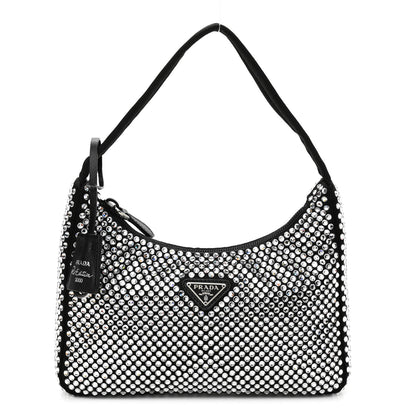 Prada Satin Crystal Mini Re-Edition 2000 Bag Cristal 1 of 10