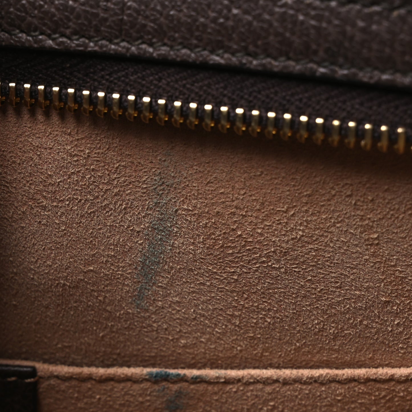 GG Supreme Monogram Web Ophidia Pouch Brown