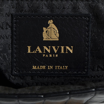 Lanvin Calfskin Quilted Medium Happy Shoulder Bag Black 6 of 9