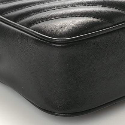 Saint Laurent Calfskin Matelasse Monogram Lou Camera Bag Black 9 of 10