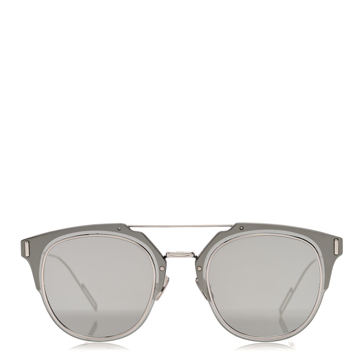 Christian Dior Composit 1.0 Round Sunglasses Silver 2 of 7