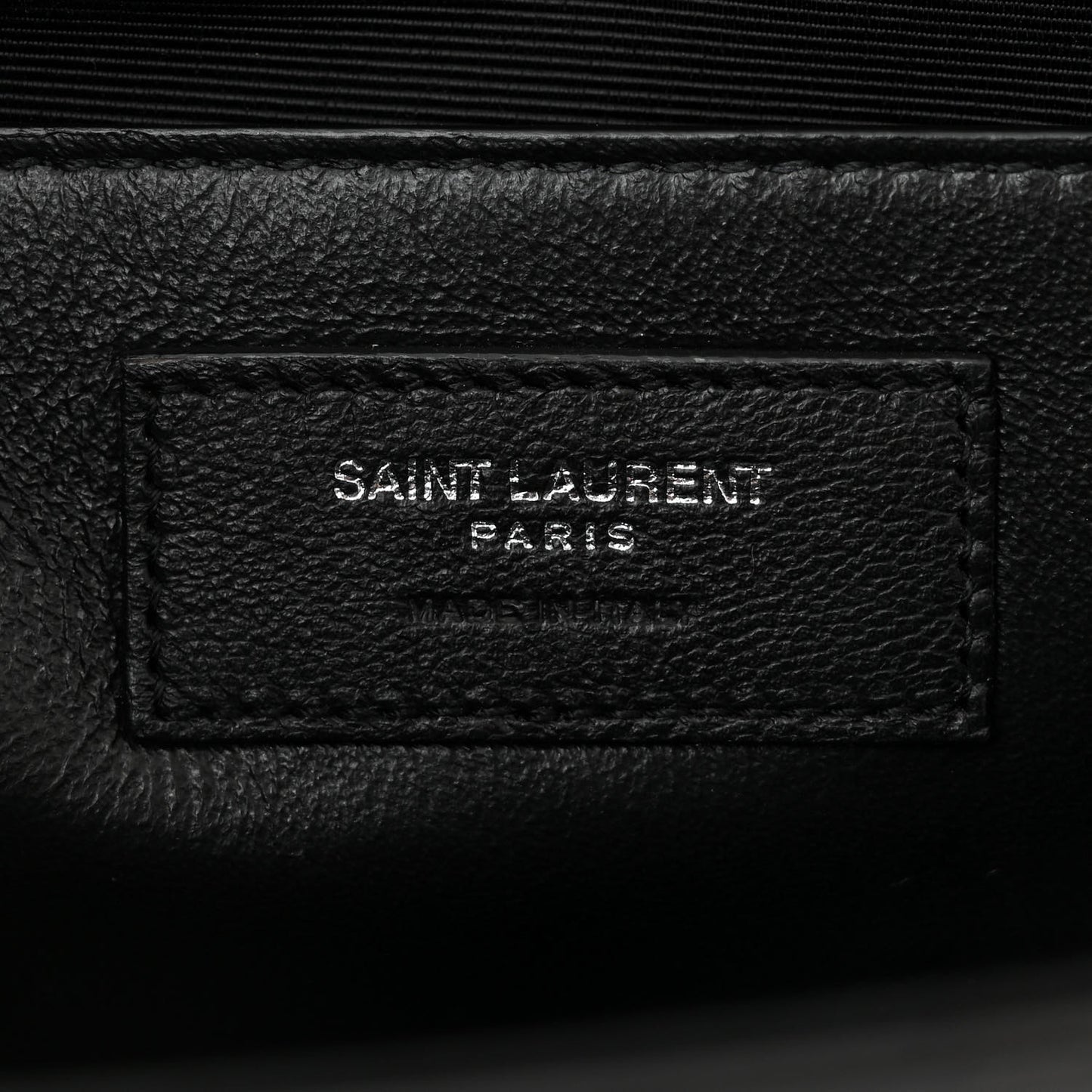 Calfskin Star Print Medium Monogram Kate Satchel Black