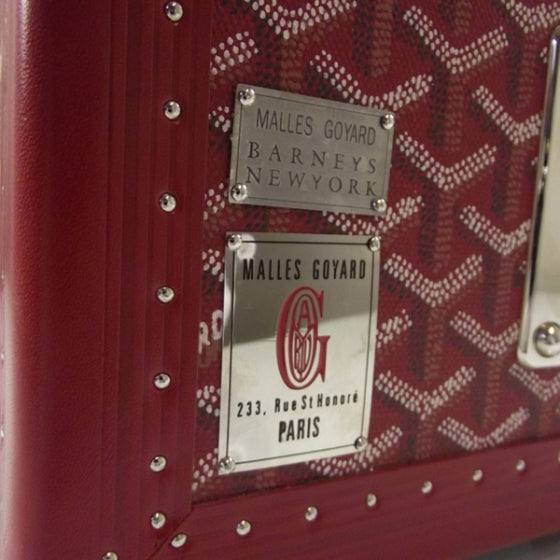 Custom Wine Degustation Travel Case Red