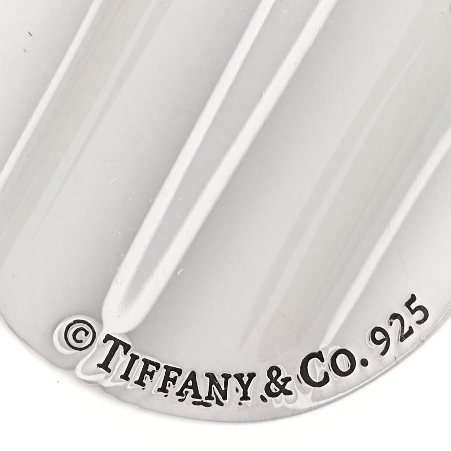 Tiffany Sterling Silver Notes Round Pendant Necklace 4 of 5