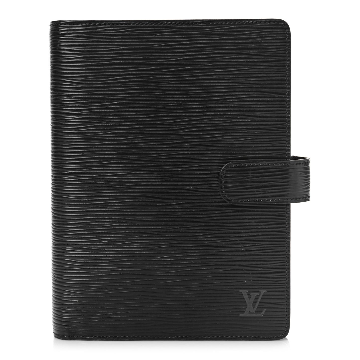 Epi Medium Ring Agenda Cover Black