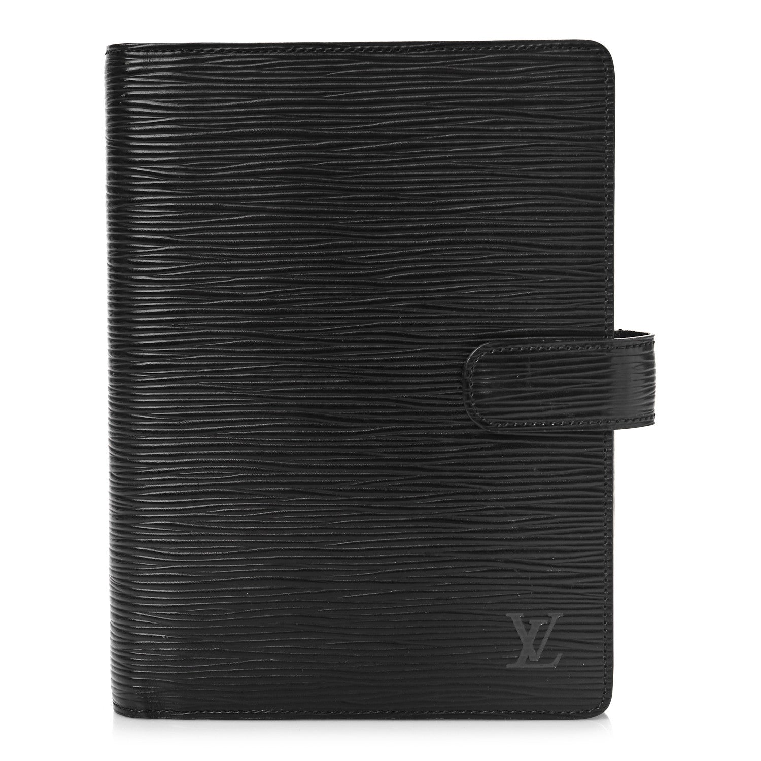 Louis Vuitton Epi Medium Ring Agenda Cover Black 1 of 8