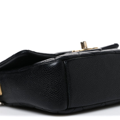Chanel Caviar Quilted Mini Chain Soul Flap Black 9 of 10