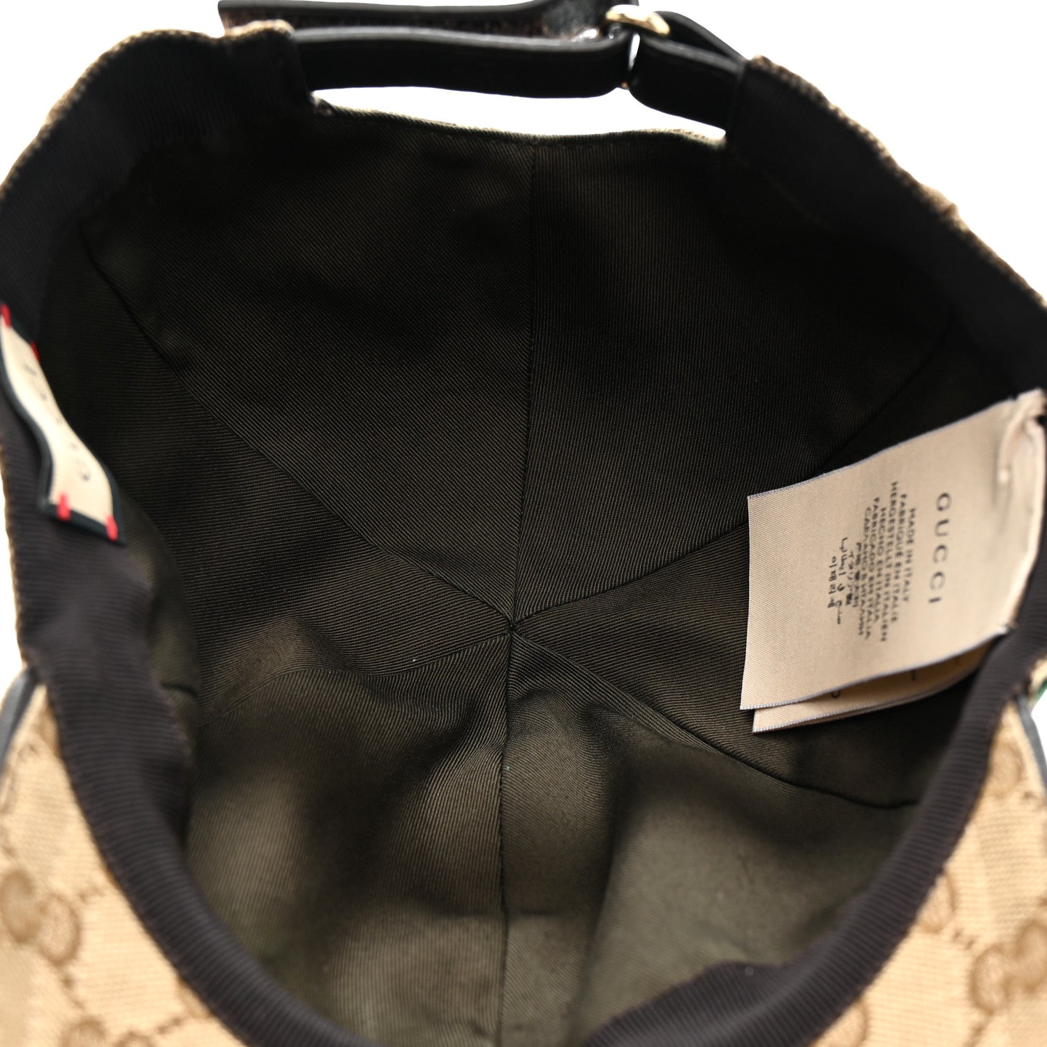 Gucci Monogram Web Baseball Hat L Beige Cocoa 7 of 9