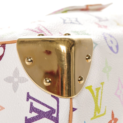 Louis Vuitton Monogram Multicolor Speedy 30 White 8 of 9