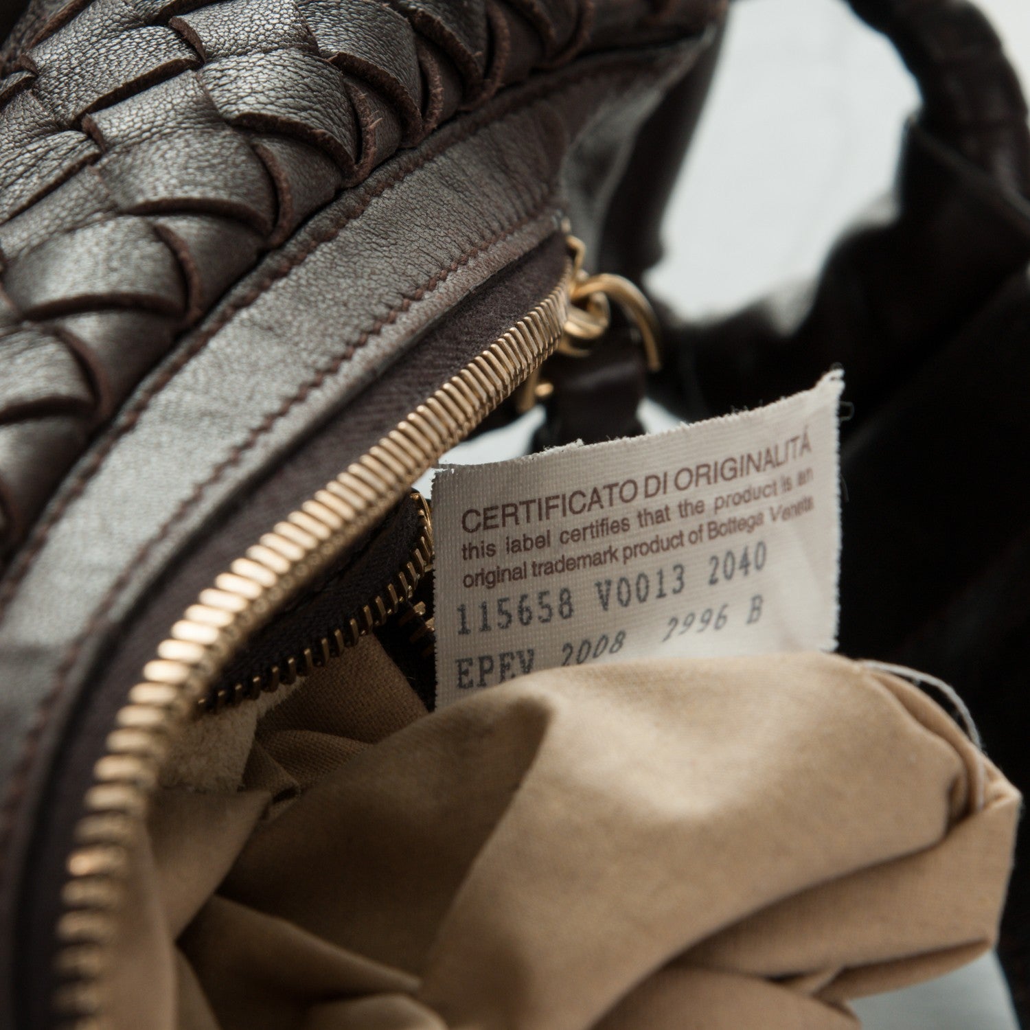 Bottega Veneta Nappa Intrecciato Hobo Ebano 8 of 9