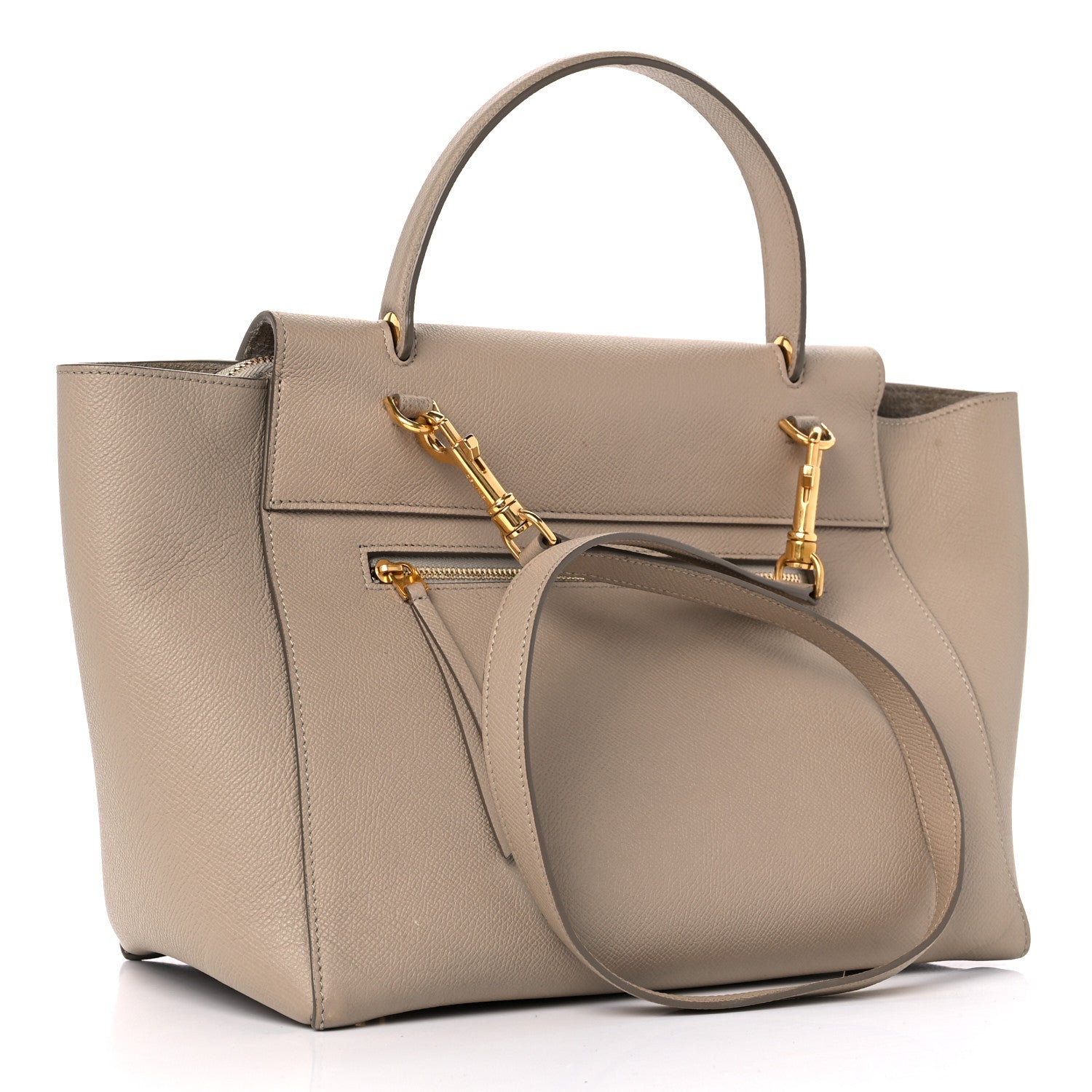 Celine Grained Calfskin Mini Belt Bag Dune 3 of 12