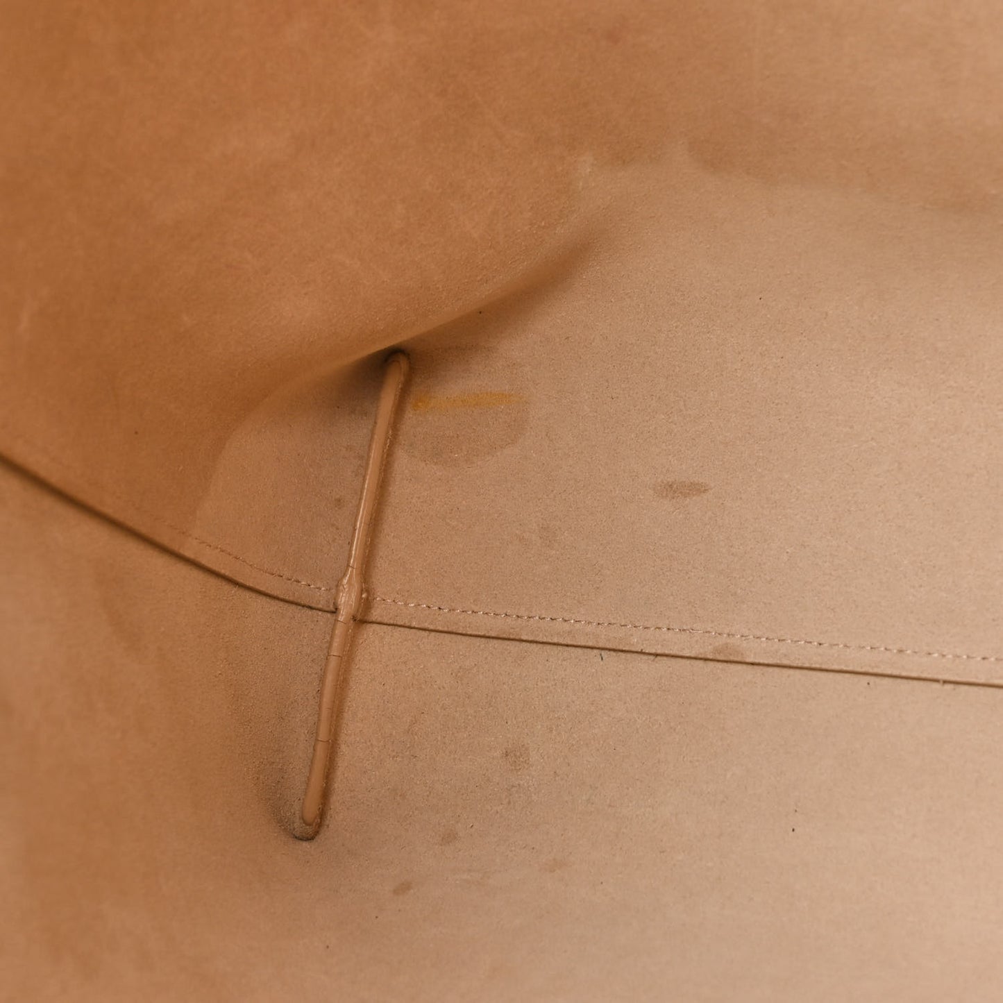Calfskin Large Shopping Tote Dark Beige