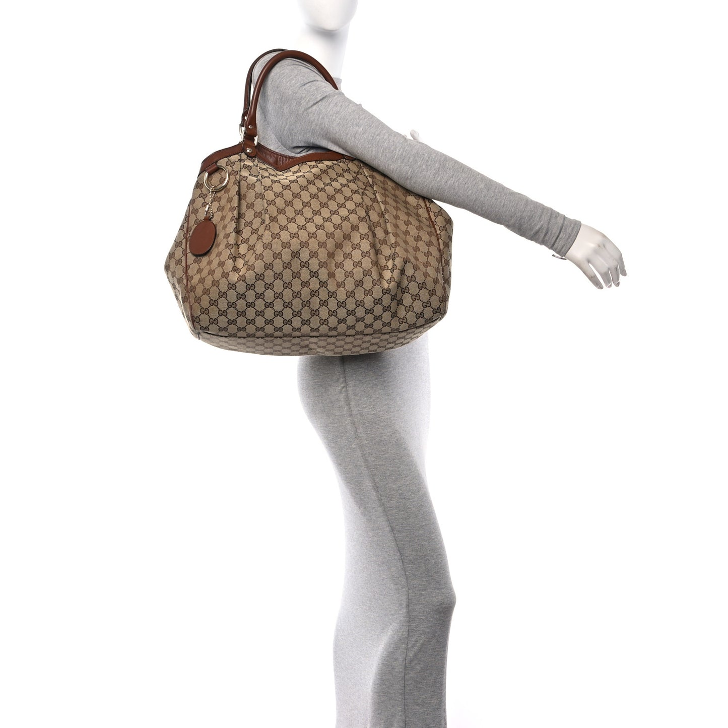 Monogram Large Sukey Tote Brown