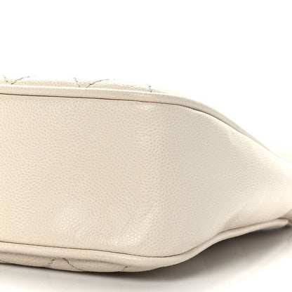 Chanel Caviar Quilted Timeless CC Hobo Ivory 9 of 11