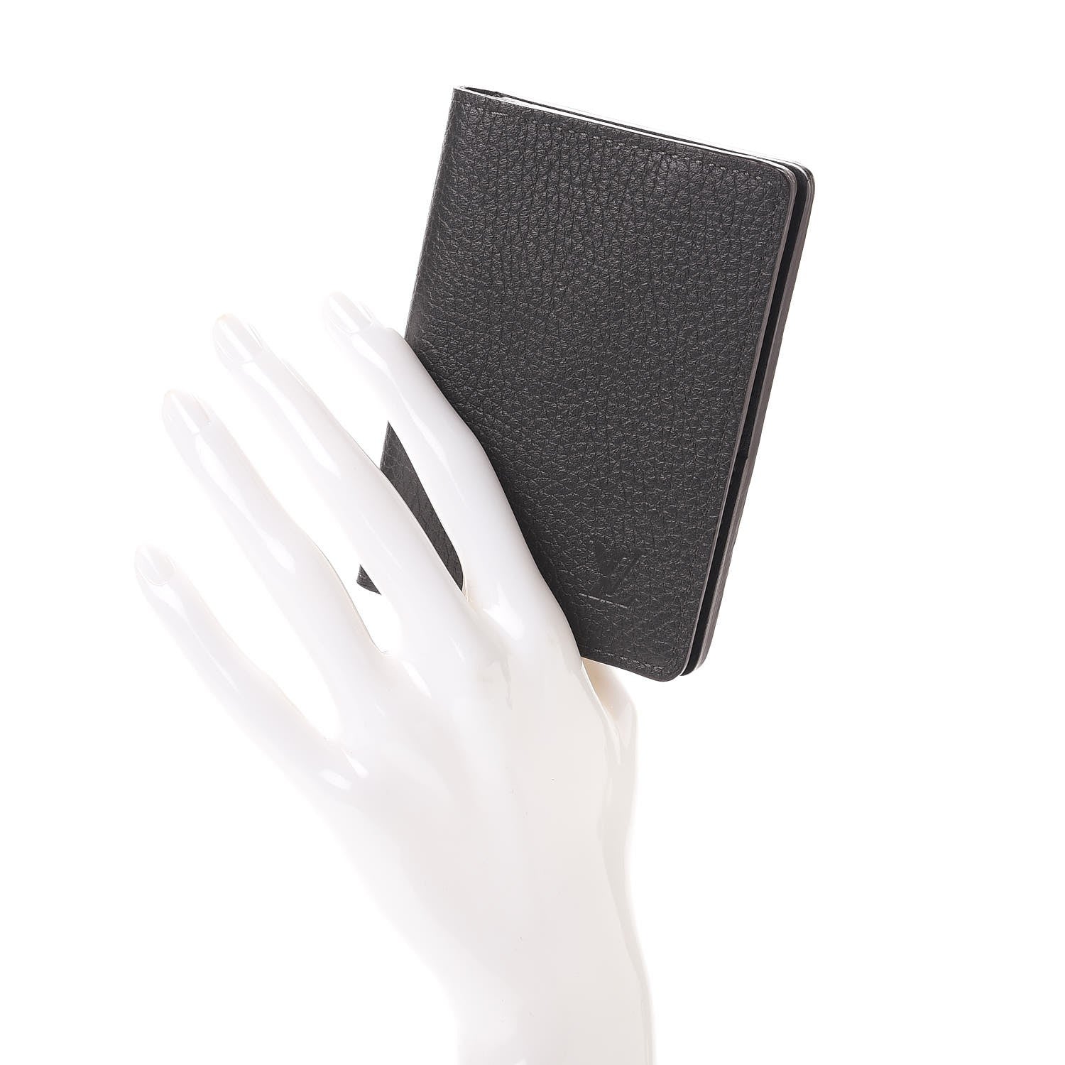 Louis Vuitton Taurillon Pocket Organizer Charcoal 2 of 7