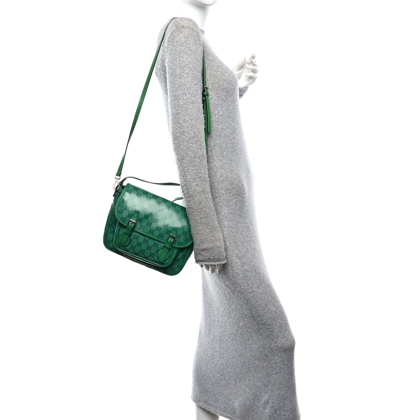 Monogram GG Childrens Messenger Bag Green