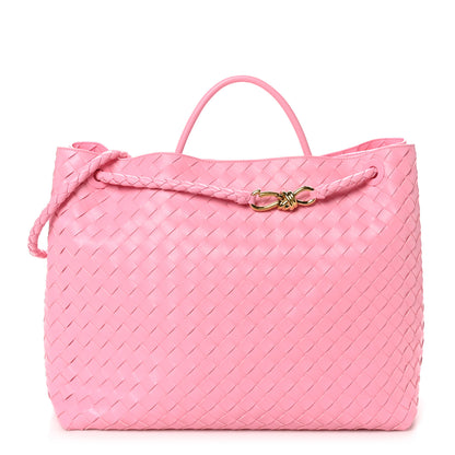 Bottega Veneta Nappa Intrecciato Large Andiamo Shoulder Bag Ribbon 1 of 9