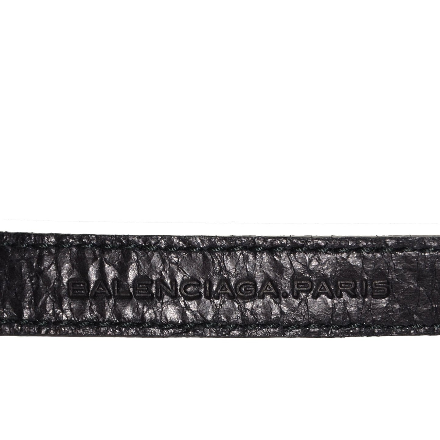 Agneau Arena Classic Hardware Triple Tour Bracelet S Black