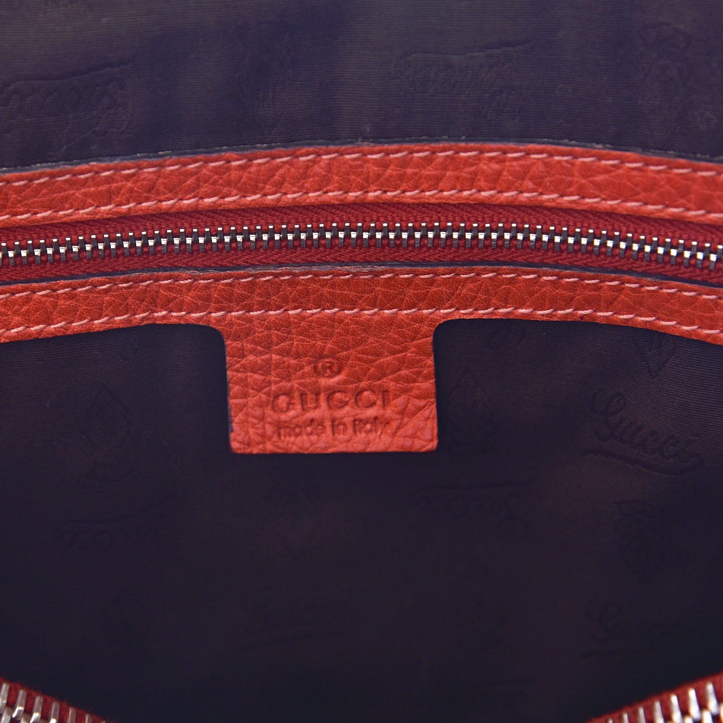 Monogram Medium Bamboo Bar Tote Coral
