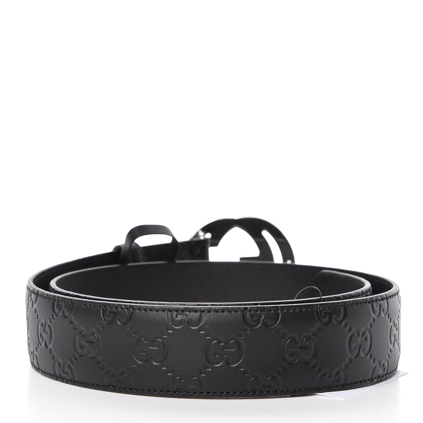 Guccissima Signature Interlocking G 40mm Belt 90 36 Black