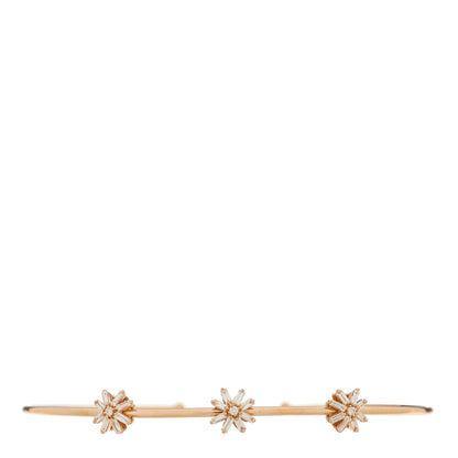 Suzanne Kalan 18K Rose Gold Diamond Starburst Cuff Bracelet 1 of 3
