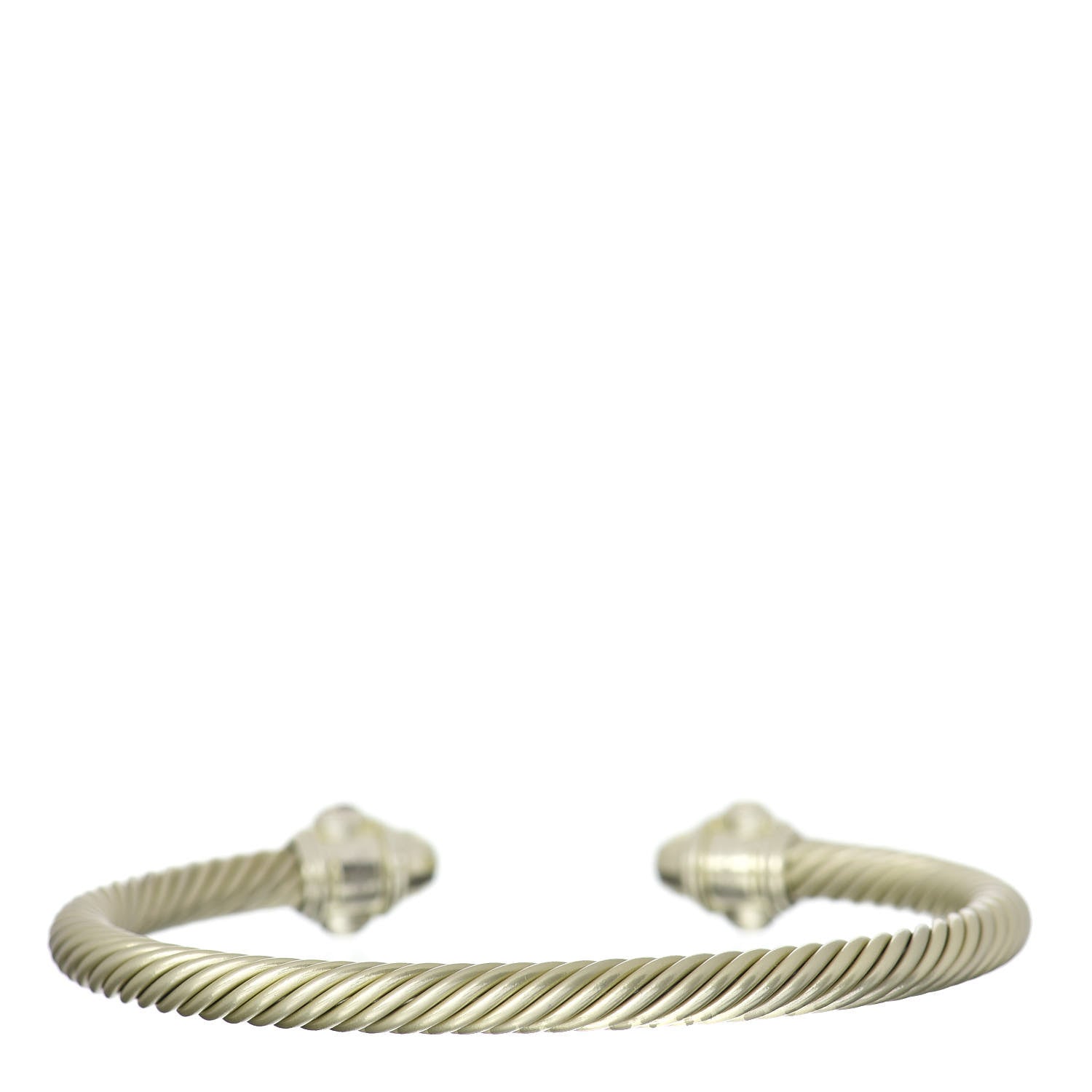 David Yurman Aluminum 5mm Renaissance Bracelet Pale Gold 3 of 4