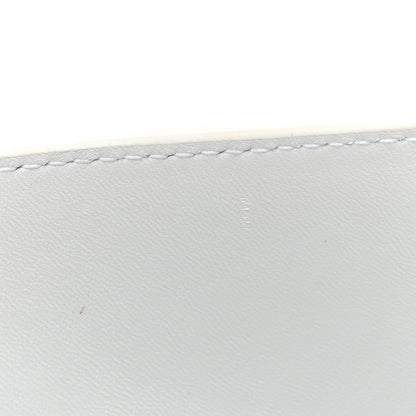 Balenciaga Matte Calfskin Snake Embossed Tonal B Small Hourglass Top Handle Bag Optic White 10 of 16