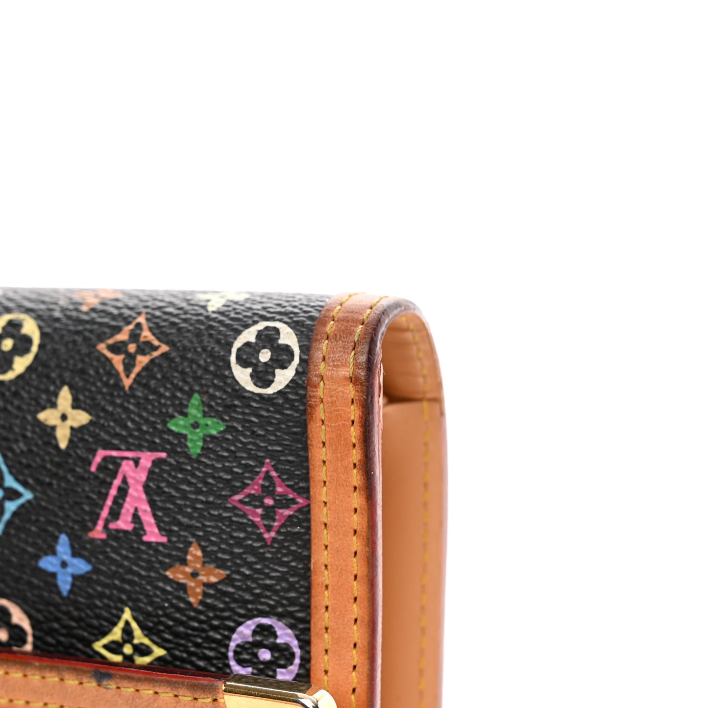 Monogram Multicolor Porte Tresor International Wallet Black