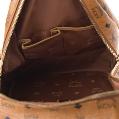 MCM Visetos Medium Stark Backpack Cognac 4 of 8