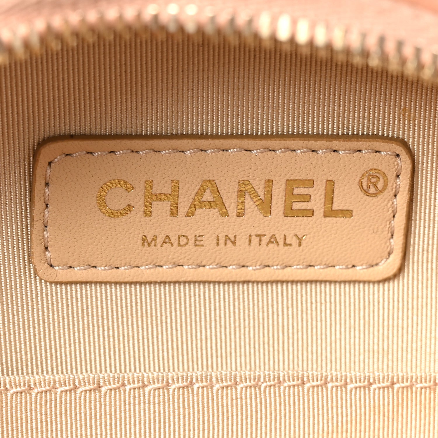 Chanel Glazed Calfskin Round As Earth Evening Bag Beige 6 of 10
