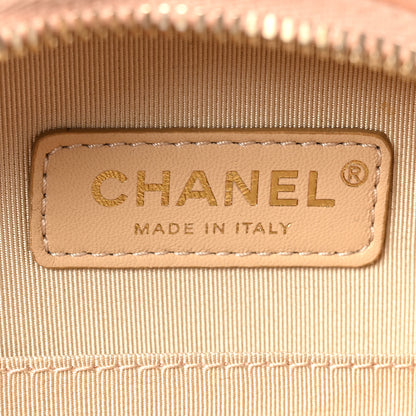 Chanel Glazed Calfskin Round As Earth Evening Bag Beige 6 of 10