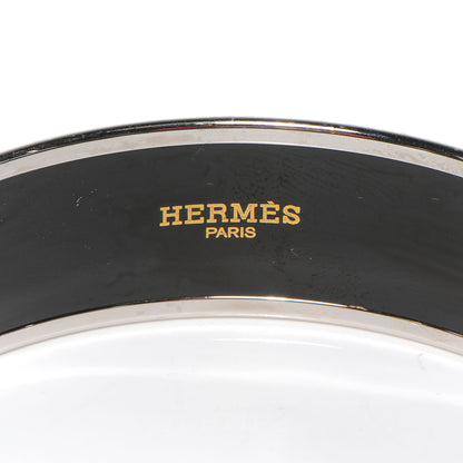 Hermes Enamel Printed Cachemire de Tamara Wide Bracelet 65 4 of 5