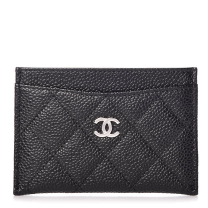 Chanel Caviar Quilted Card Holder Black 1 of 9