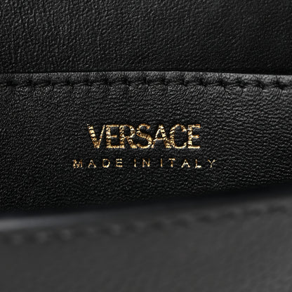 Versace Grained Calfskin La Medusa Chain Crossbody Bag Black 6 of 9