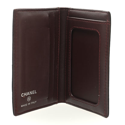 Chanel Lambskin Quilted Card Holder Wallet Black 5 of 8