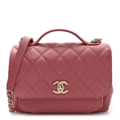 Chanel Caviar Quilted Medium Business Affinity Flap Pink 1 of 10