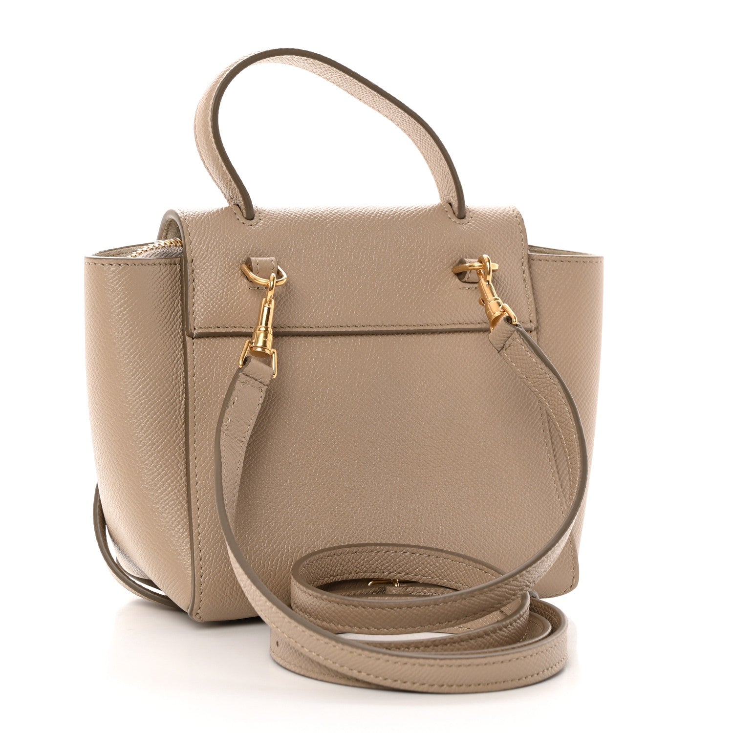 Celine Grained Calfskin Pico Belt Bag Light Taupe 5 of 12