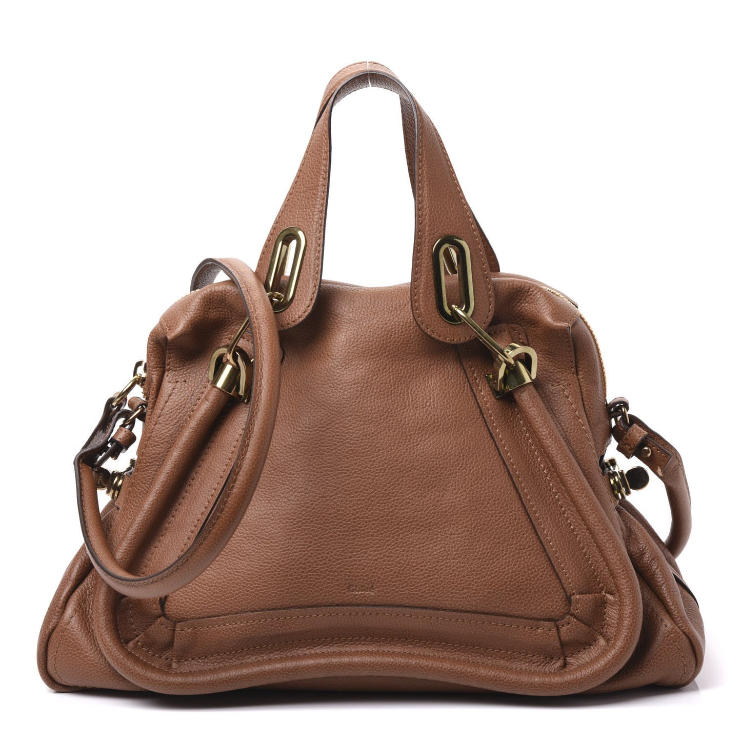 Calfskin Medium Paraty Speculoos Brown