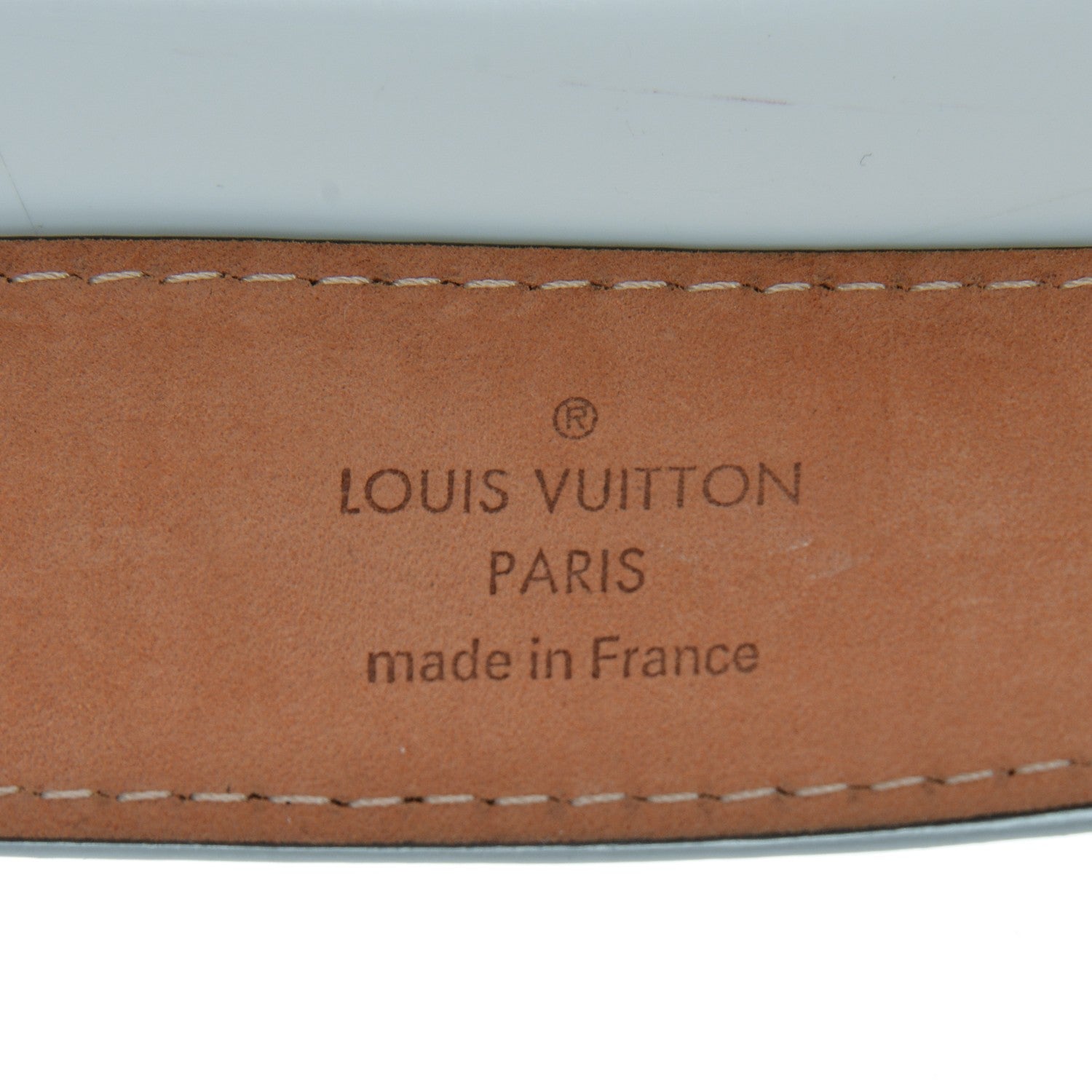 Louis Vuitton Damier Ebene Tresor Belt 90 36 8 of 8