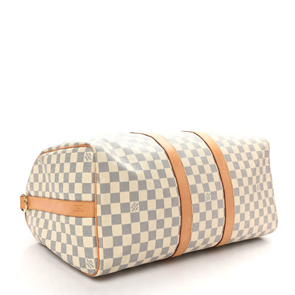Louis Vuitton Damier Azur Keepall Bandouliere 45 3 of 9