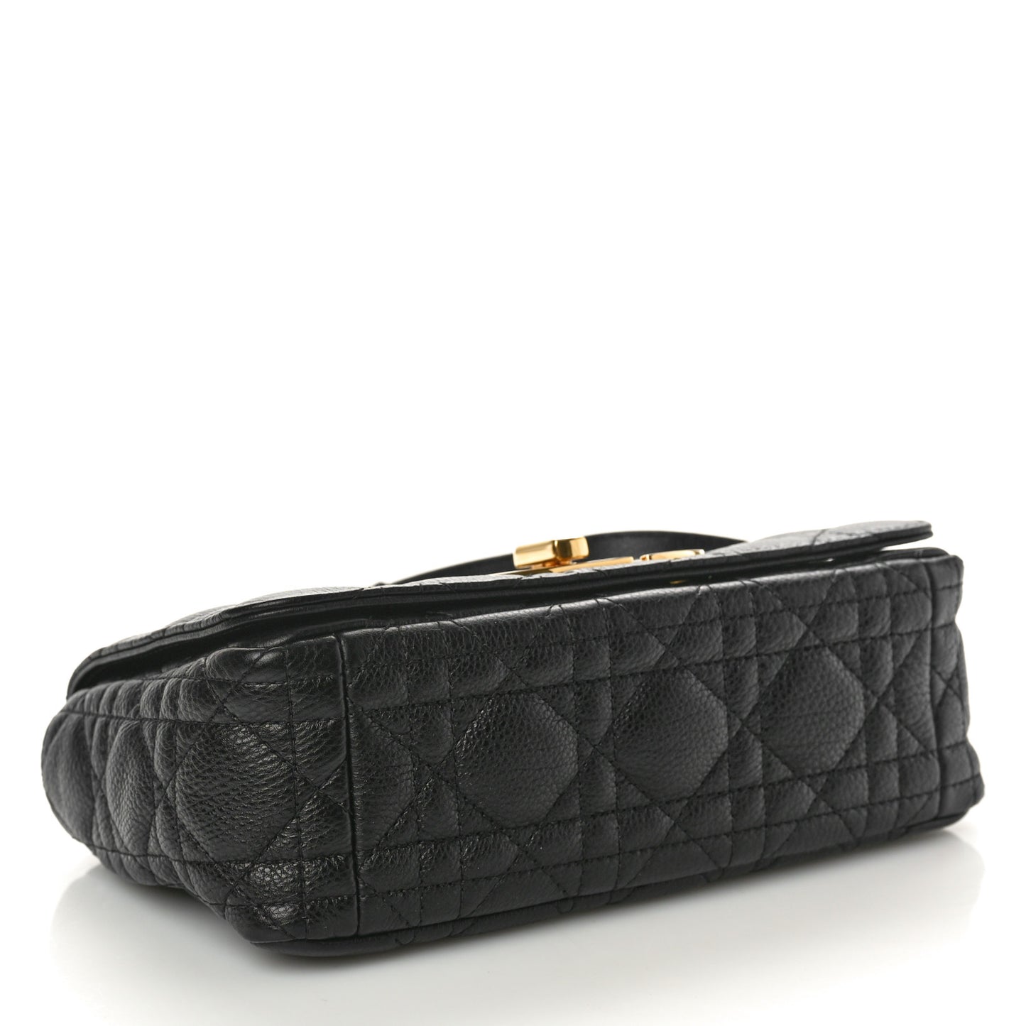 Calfskin Cannage Small Caro Bag Black