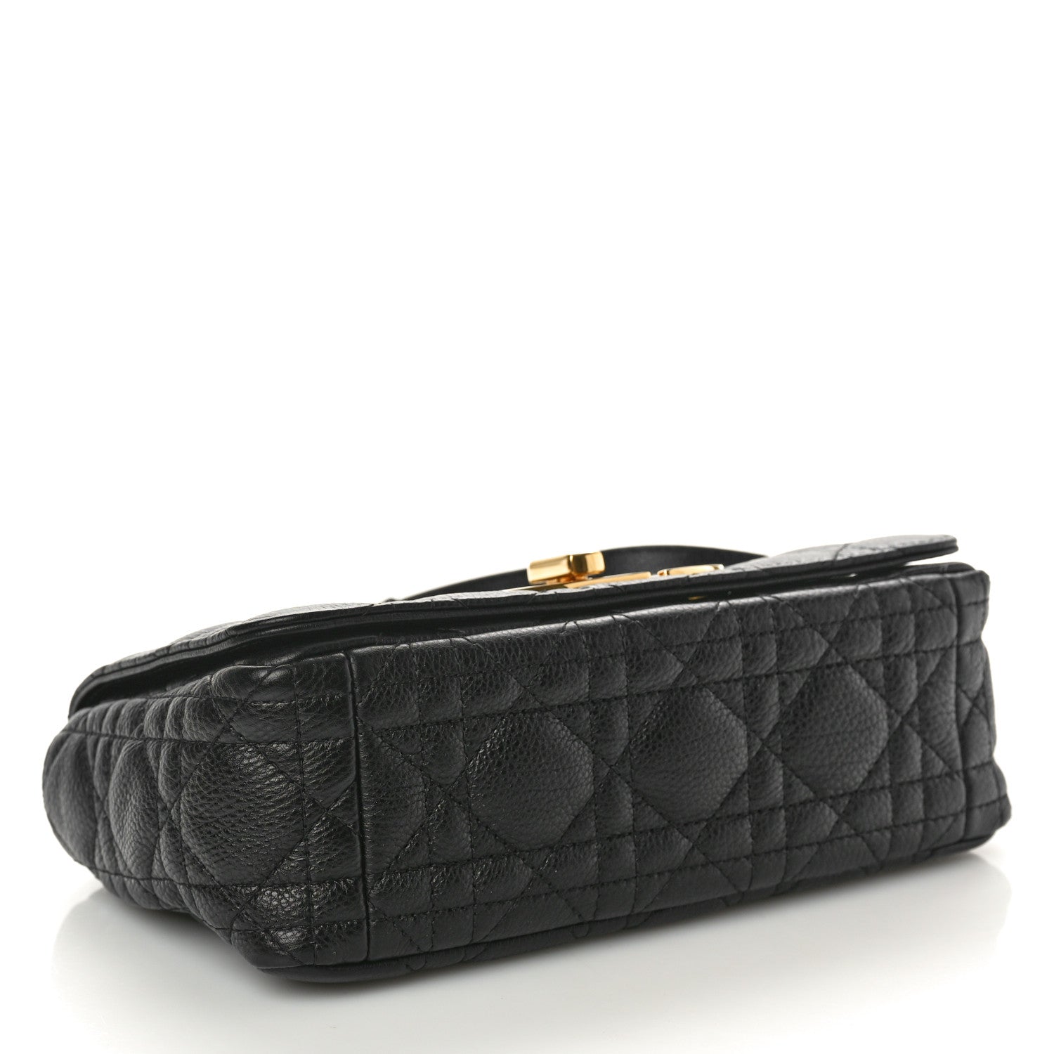 Christian Dior Calfskin Cannage Small Caro Bag Black 4 of 11