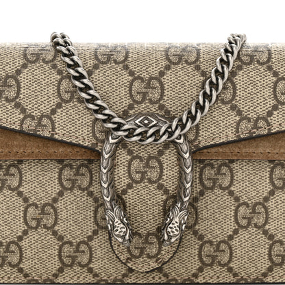 Gucci GG Supreme Monogram Super Mini Dionysus Shoulder Bag Taupe 8 of 11