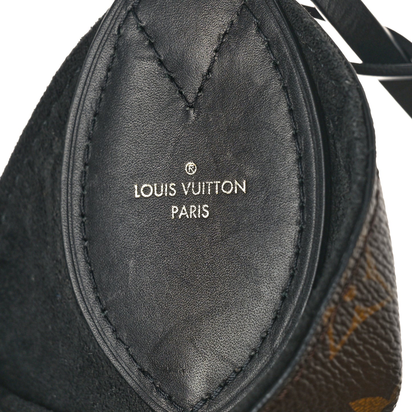 LOUIS VUITTON Monogram Flower Hobo Black