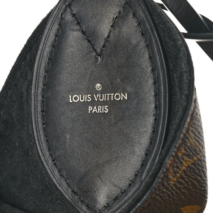 Louis Vuitton LOUIS VUITTON Monogram Flower Hobo Black 6 of 8